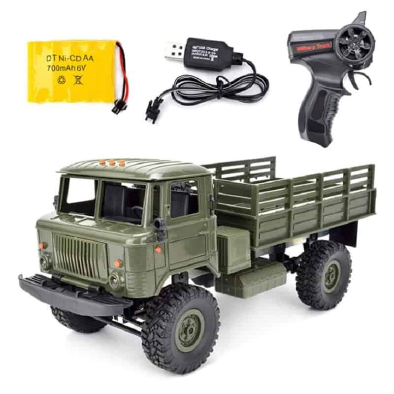 Fjernstyret Lastbil 1/16 Militær