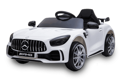 Elektrisk Bil Børn Hvid Mercedes Amg Gtr