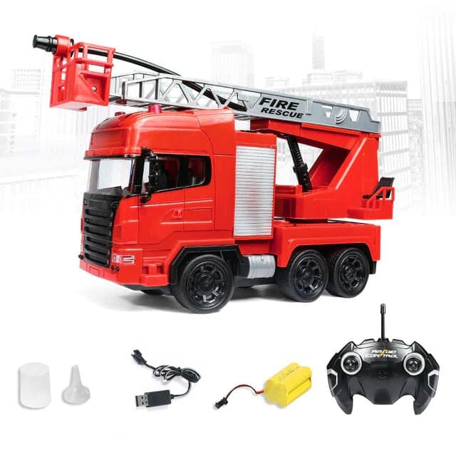 Fjernstyret Lastbil Elektrisk Rc Brandmand