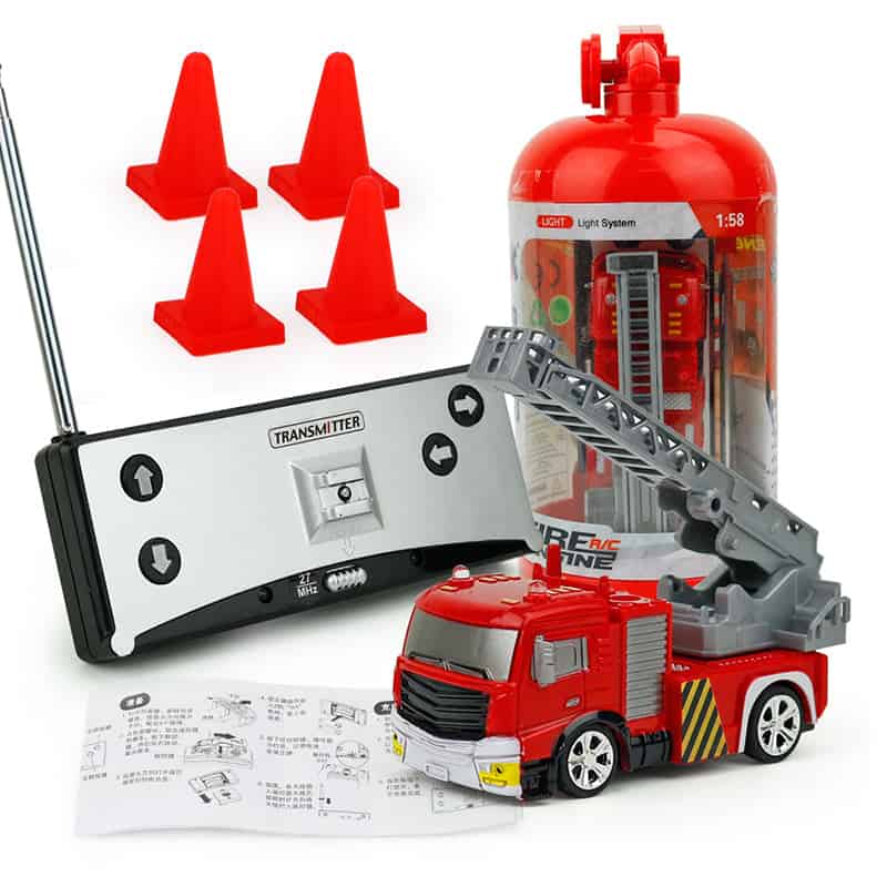 Fjernstyret Lastbil Mini Brandmand