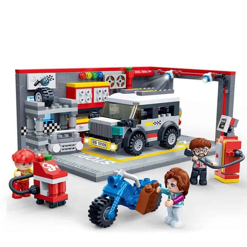 Bilgarage Legetøj Playmobil Parkering
