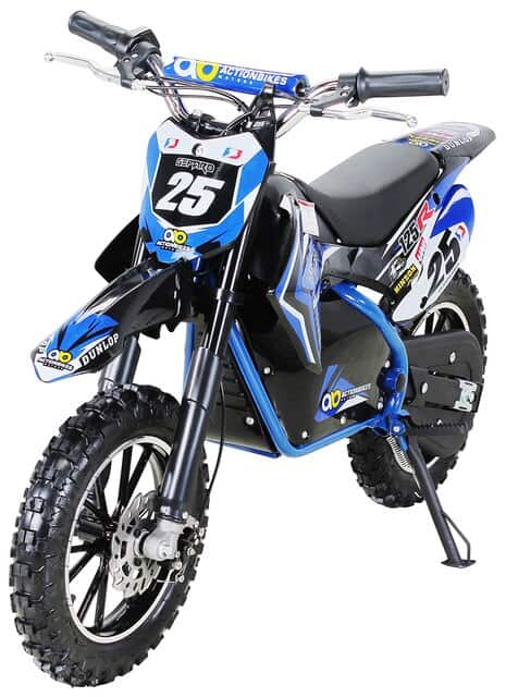 Elektrisk Motorcykel Barn Mini Cross Blue 500W