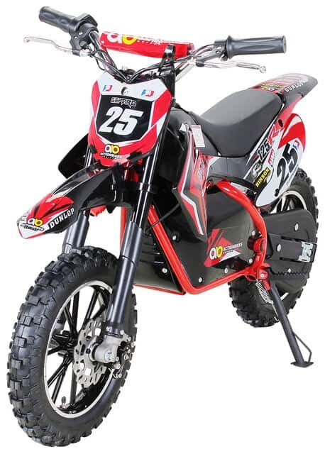 Elektrisk Motorcykel Barn Mini Cross Red 500W