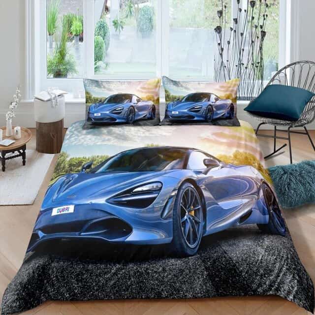 Bil Sengetøj 220X240 Mønster